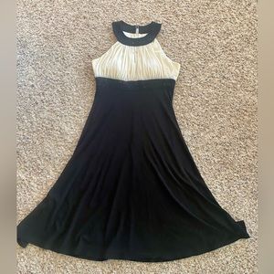Black and Cream Dress